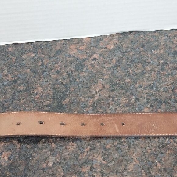 Brown Leather Watch Strap with Silver Buckle - Picture 3 of 7